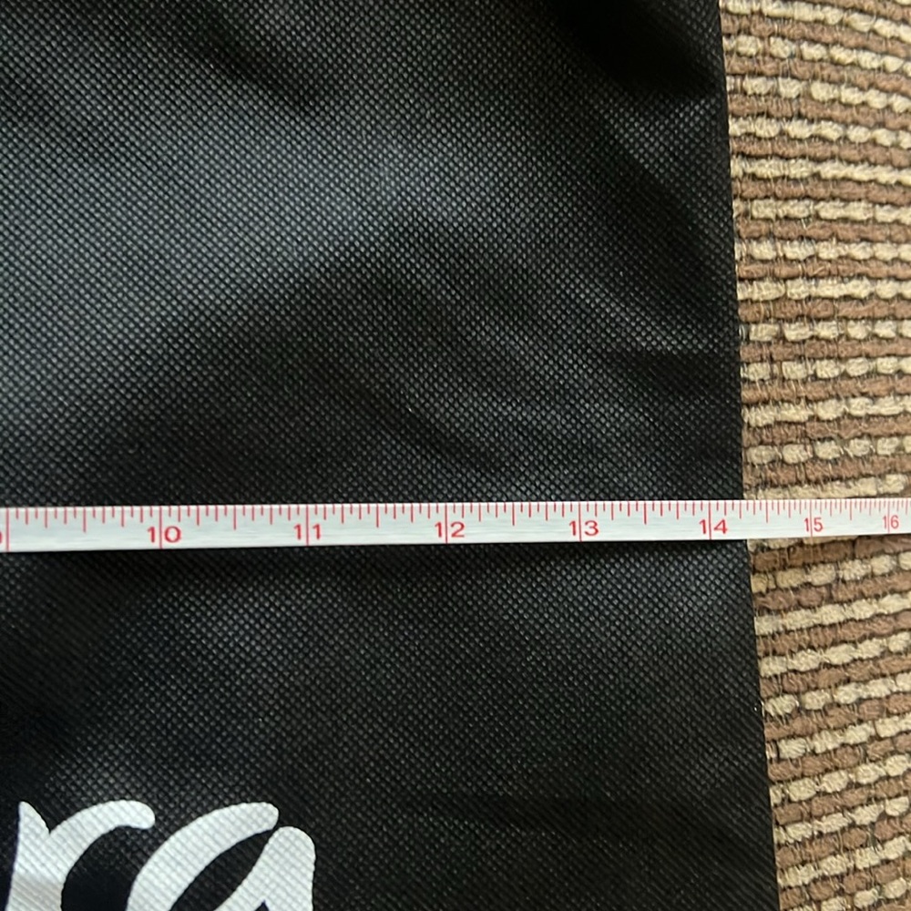 Panera Bread Black Drawstring Bag - image 3